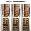 Tủ Kính Tiết Kiệm Không Gian - Kết Hợp Bếp & Phòng Ăn, Trang Trí Căn Hộ 2