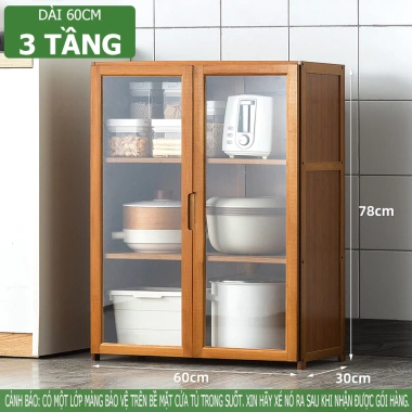 Tủ Kính Tiết Kiệm Không Gian - Kết Hợp Bếp & Phòng Ăn, Trang Trí Căn Hộ 10