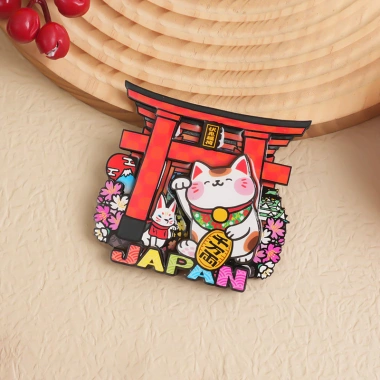 Tủ lạnh gỗ epoxy 3D anime, quà lưu niệm Nhật Bản, giá 163.900₫ 14
