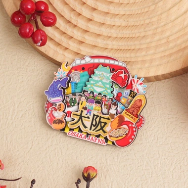 Tủ lạnh gỗ epoxy 3D anime, quà lưu niệm Nhật Bản, giá 163.900₫ 15