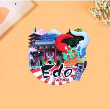 Tủ lạnh gỗ epoxy 3D anime, quà lưu niệm Nhật Bản, giá 163.900₫ 35