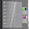 Tủ Lạnh Lịch Hàng Tuần DFGF – Kế Hoạch Acrylic, Bút Tháo Rời, Bảng Ghi Nhớ Bếp 6
