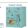 Tủ Lucky 3 tầng nhựa Việt Nhật - Thiết kế hiện đại, bền bỉ, giảm giá 17% chỉ 753.000₫