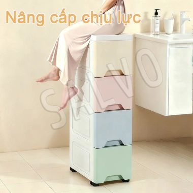 Tủ lưu trữ SALOV bánh xe – Tiết kiệm không gian bếp, phòng tắm, dung lượng lớn, chỉ 208.000₫ 5