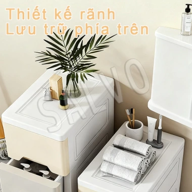 Tủ lưu trữ SALOV bánh xe – Tiết kiệm không gian bếp, phòng tắm, dung lượng lớn, chỉ 208.000₫ 6