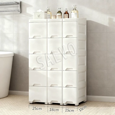 Tủ lưu trữ SALOV bánh xe – Tiết kiệm không gian bếp, phòng tắm, dung lượng lớn, chỉ 208.000₫ 9