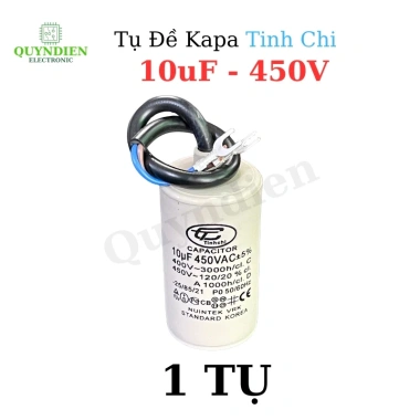 Tụ Máy Bơm Nước 10uF 450V Korea - Tú Động Cơ Xoay Chiều, Quỳnh Diễn, 30.846 VND