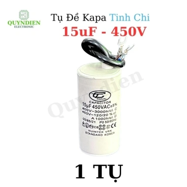 Tụ Máy Bơm Nước 15uF 450V Korea - Tu Động Cơ Xoay Chiều, Giá 41.516₫ - Quỳnh Diễn 9