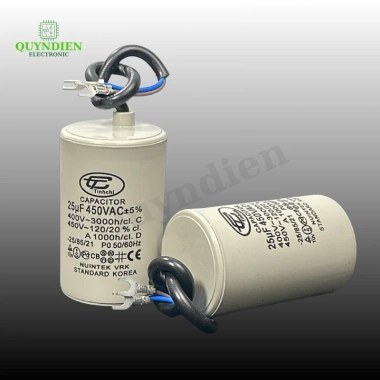 Tụ Máy Bơm Nước 25uF 450V Korea - Động cơ xoay chiều, chịu nhiệt, chỉ 61.200₫ 4