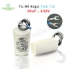 Tụ máy bơm nước 30uF 450V Korea - Tú điện động cơ xoay chiều, giá ưu đãi 66.700₫