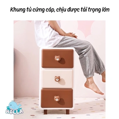 Tủ Ngăn Kéo Đa Năng Gấu Thỏ Cao Cấp Holla Chính Hãng - Siêu Rẻ 429.000₫ 6