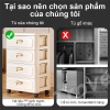Tủ Ngăn Kéo Đa Năng Phòng Khách - Kệ Đồ Có Bánh Xe Nhựa Tiện Lợi Giá 219.000 VND 3