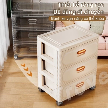 Tủ Ngăn Kéo Đa Năng Phòng Khách - Kệ Đồ Có Bánh Xe Nhựa Tiện Lợi Giá 219.000 VND 4 Tủ Ngăn Kéo Đa Năng Phòng Khách - Kệ Đồ Có Bánh Xe Nhựa Tiện Lợi Giá 219.000 VND 4