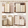 Tủ Ngăn Kéo Đa Năng Phòng Khách - Kệ Đồ Có Bánh Xe Nhựa Tiện Lợi Giá 219.000 VND 8