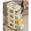 Tủ nhựa 3-4-5 tầng Linoi có bánh xe: xe đẩy đa năng, ngăn kéo sắp xếp đồ, chỉ 197.000₫ 5