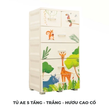 Tủ nhựa AE 5 tầng QUI PHÚC - Tủ quần áo lớn chắc chắn, dễ lắp ráp, phù hợp mọi không gian, giá ưu đãi 1.623.600₫ 20