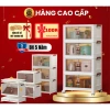 Tủ nhựa đa năng gấp gọn 2 cánh, xe xoay 360°, tiện lợi cho nhà bếp – chỉ 220.000₫
