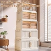 Tủ nhựa đa năng nhiều tầng gấp gọn phòng ngủ - Dung lượng lớn, bánh xe, giá 128.000 2
