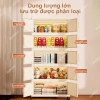 Tủ nhựa đa năng nhiều tầng gấp gọn phòng ngủ - Dung lượng lớn, bánh xe, giá 128.000 7