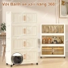 Tủ nhựa đa năng nhiều tầng gấp gọn phòng ngủ - Dung lượng lớn, bánh xe, giá 128.000 8