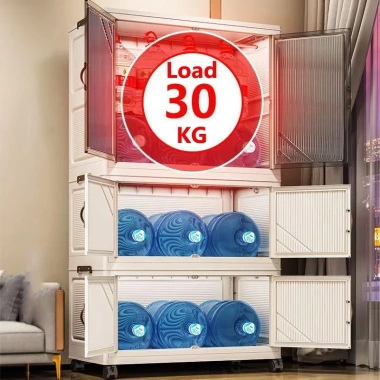 Tủ nhựa đựng quần áo trẻ em Gooomi - Không cần lắp đặt, PP cao cấp, giảm giá 22%