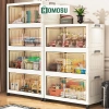 Tủ Nhựa Gấp Gọn 80cm 2 Cánh FullScreen Bánh Xe 360 Di Chuyển - Siêu Lớn 259.800đ