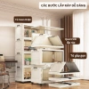 Tủ Nhựa Gấp Gọn 80cm 2 Cánh FullScreen Bánh Xe 360 Di Chuyển - Siêu Lớn 259.800đ 4