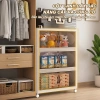 Tủ Nhựa Gấp Gọn Đa Năng Kích Thước Lớn, Cửa Trong Suốt, Bánh Xe - Giá 259.000 VND 4