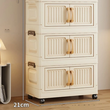 Tủ Nhựa Gấp Gọn Padabanic 38cm Đựng Quần Áo Giày Dép Lắp Ghép Tháo Rời 235k 3