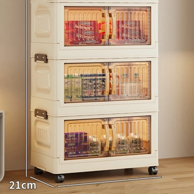 Tủ Nhựa Gấp Gọn Padabanic 38cm Đựng Quần Áo Giày Dép Lắp Ghép Tháo Rời 235k 4