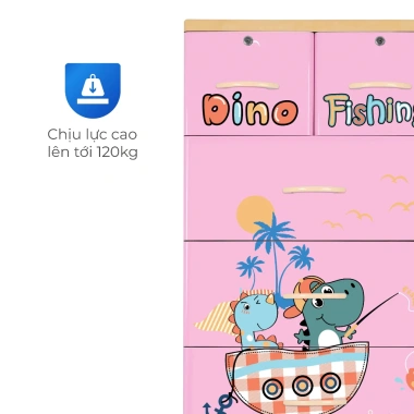 Tủ nhựa Kid 4 tầng QUI PHÚC – tủ đựng quần áo bé an toàn, hoạt tiết dễ thương, giảm giá 21% – giá 1.012.700 VND 6 Tủ nhựa Kid 4 tầng QUI PHÚC – tủ đựng quần áo bé an toàn, hoạt tiết dễ thương, giảm giá 21% – giá 1.012.700 VND 6