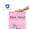 Tủ nhựa Kid 4 tầng QUI PHÚC – tủ đựng quần áo bé an toàn, hoạt tiết dễ thương, giảm giá 21% – giá 1.012.700 VND 7