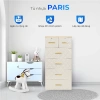 Tủ nhựa Paris 5 tầng QUI PHÚC - Tủ đựng quần áo bé rộng rãi, chắc chắn, tiện lợi, giảm giá 20% 3
