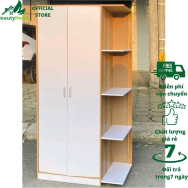 Tủ Quần áo đa năng 80x40x160cm - Thiết kế hiện đại, tiết kiệm không gian, giảm giá 18% chỉ 589.000₫ 4