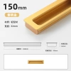 Tủ Quần Áo Hiện Đại Vô Hình Khóa Cửa Nhúng Tay Nắm Rãnh Tay Cầm Ngăn Kéo Tủ Giày Tối Đơn Giản 6