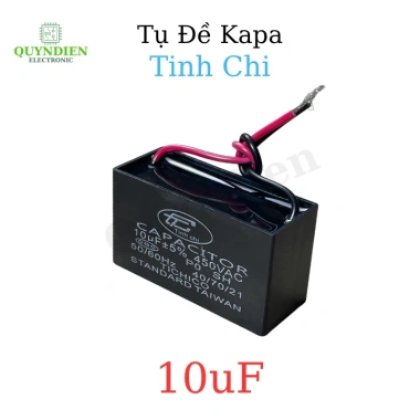 Tụ Quạt 10uF 450V - Tụ Khởi Động Bền Dùng Sửa Chữa Quạt Máy Bơm, Điều Hòa Quỳnh Diễn