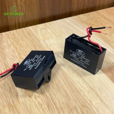 Tụ Quạt 12uF 450V - Tụ Khởi Động Thay Thế Quạt Máy Bơm và Điều Hòa | Quỳnh Diễn