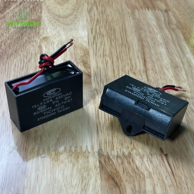 Tụ Quạt 15uF 450V - Tụ Khởi Động Chất Lượng, Thay Thế Nhanh Cho Quạt Máy Bơm & Điều Hoà | Linh Kiện Quỳnh Diễn