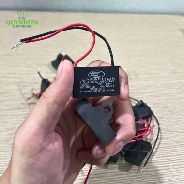 Tụ Quạt 1.5uF 450V - Tụ Khởi Động cho Quạt Máy Bơm & Điều Hòa Linh Kiện Quỳnh Diễn 4