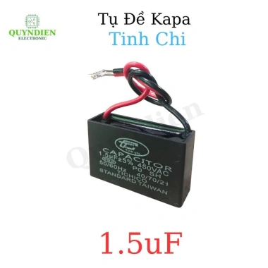 Tụ Quạt 1.5uF 450V - Tụ Khởi Động cho Quạt Máy Bơm & Điều Hòa Linh Kiện Quỳnh Diễn 7