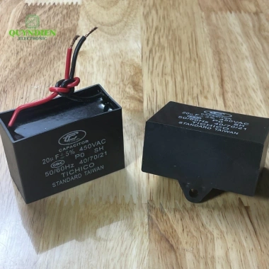 Tụ Quạt 20uF 450V - Tụ Khởi Động Chính Hãng Dùng Thay Thế Quạt Máy Bơm và Điều Hòa Linh Kiện Quỳnh Diễn