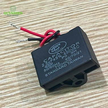 Tụ Quạt 2.5uF 450V - Tụ Khởi Động Dùng Sửa Chữa Thay Thế Cho Quạt Máy Bơm & Điều Hòa Linh Kiện Quỳnh Diễn 11.408 VND 5