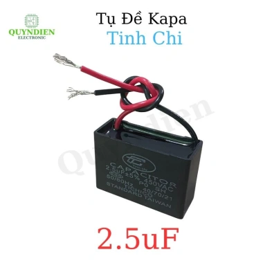 Tụ Quạt 2.5uF 450V - Tụ Khởi Động Dùng Sửa Chữa Thay Thế Cho Quạt Máy Bơm & Điều Hòa Linh Kiện Quỳnh Diễn 11.408 VND 7