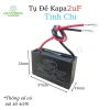 Tụ Quạt 2uF 450V - Tụ Khởi Động Chất Lượng, Thay Thế Được Tin Cậy cho Quạt Máy Bơm và Điều Hòa - Linh Kiện Quỳnh Diễn 2