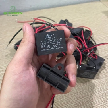 Tụ Quạt 3uF 450V - Tụ Khởi Động Dùng Sửa Chữa Thay Thế Quạt Máy Bơm & Điều Hòa | Quỳnh Diễn 13.6k 4