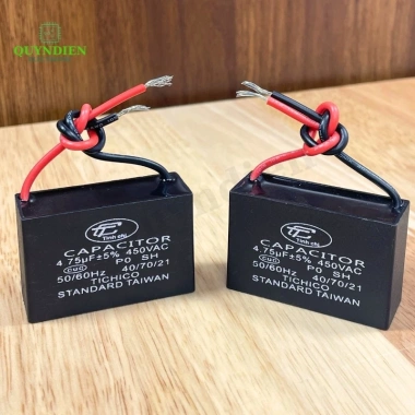 Tụ Quạt 4.75uF 450V - Tụ Khởi Động Sửa Chữa Thay Thế Quạt, Điều Hòa Quỳnh Diễn