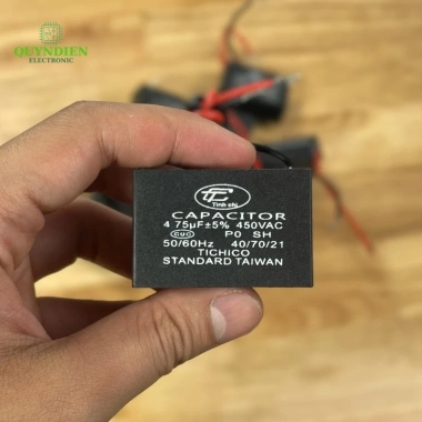 Tụ Quạt 4.75uF 450V - Tụ Khởi Động Sửa Chữa Thay Thế Quạt, Điều Hòa Quỳnh Diễn