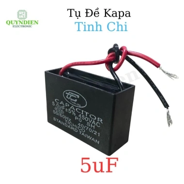 Tụ Quạt 5uF 450V Tụ Khởi Động Dùng Sửa Chữa Thay Thế Quạt Máy Bơm Điều Hòa Linh Kiện Quỳnh Diễn 18.800 VND