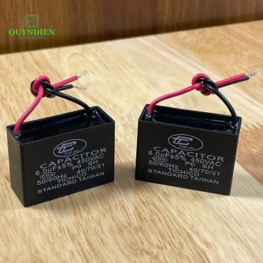 Tụ Quạt 6uF 450V - Thay Thế Quạt, Máy Bơm, Điều Hòa Quỳnh Diễn 19.788đ 3 Tụ Quạt 6uF 450V - Thay Thế Quạt, Máy Bơm, Điều Hòa Quỳnh Diễn 19.788đ 3