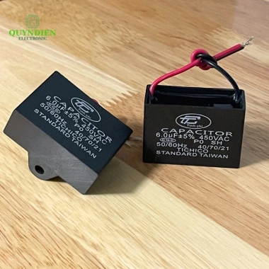 Tụ Quạt 6uF 450V - Thay Thế Quạt, Máy Bơm, Điều Hòa Quỳnh Diễn 19.788đ